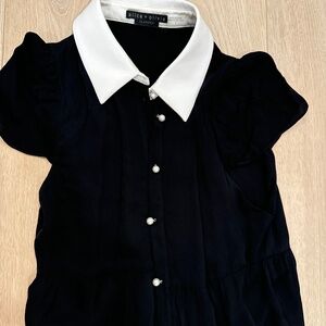 Alice Olivia Black Tier Dress size 4